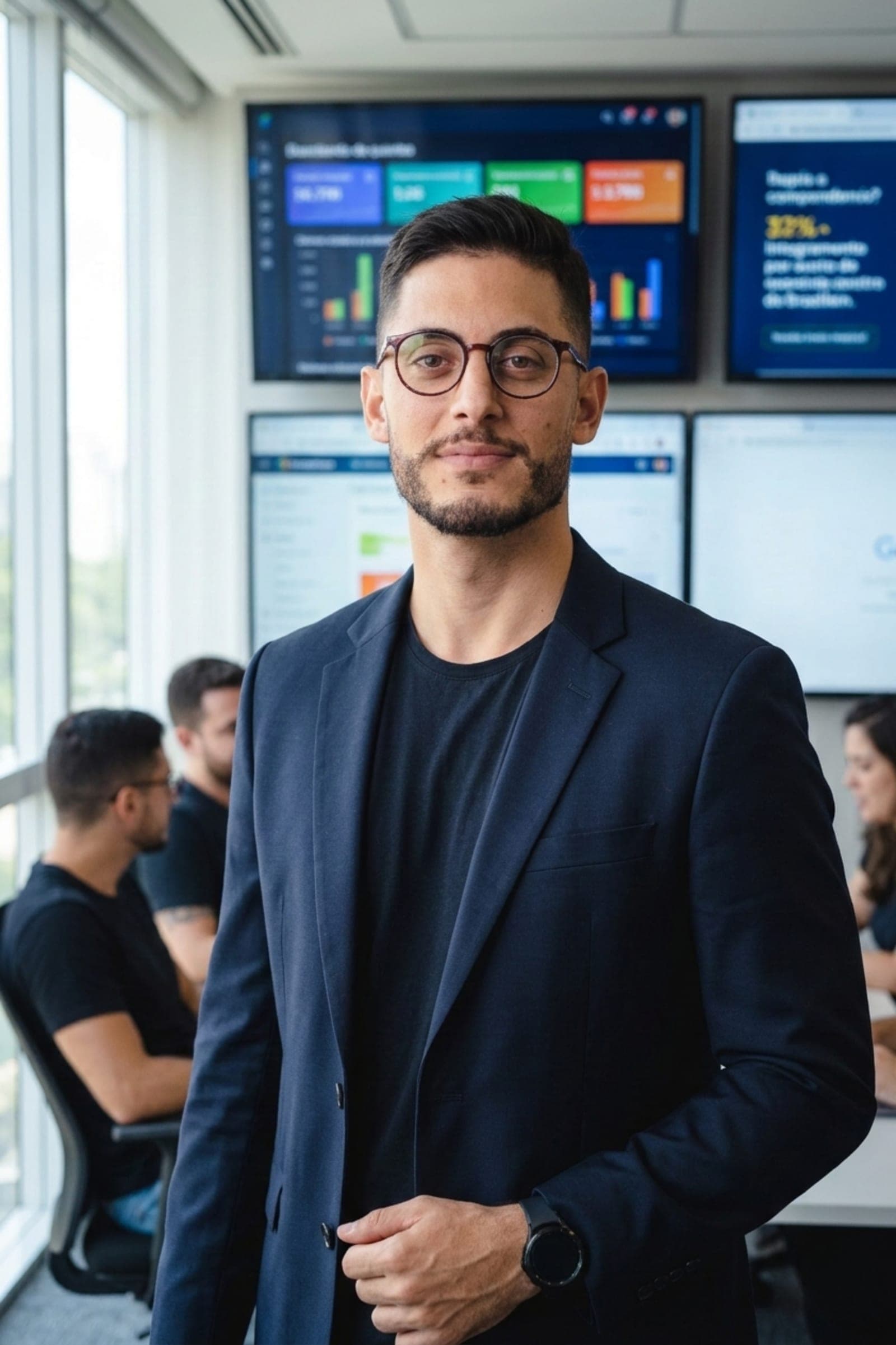 Eduardo Dutra no escritório da Dresultado